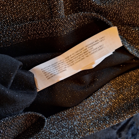 ⭐️3/$20 Sparkling Silver Zara Mini Stretch Dress Sz Med - Picture 9 of 9